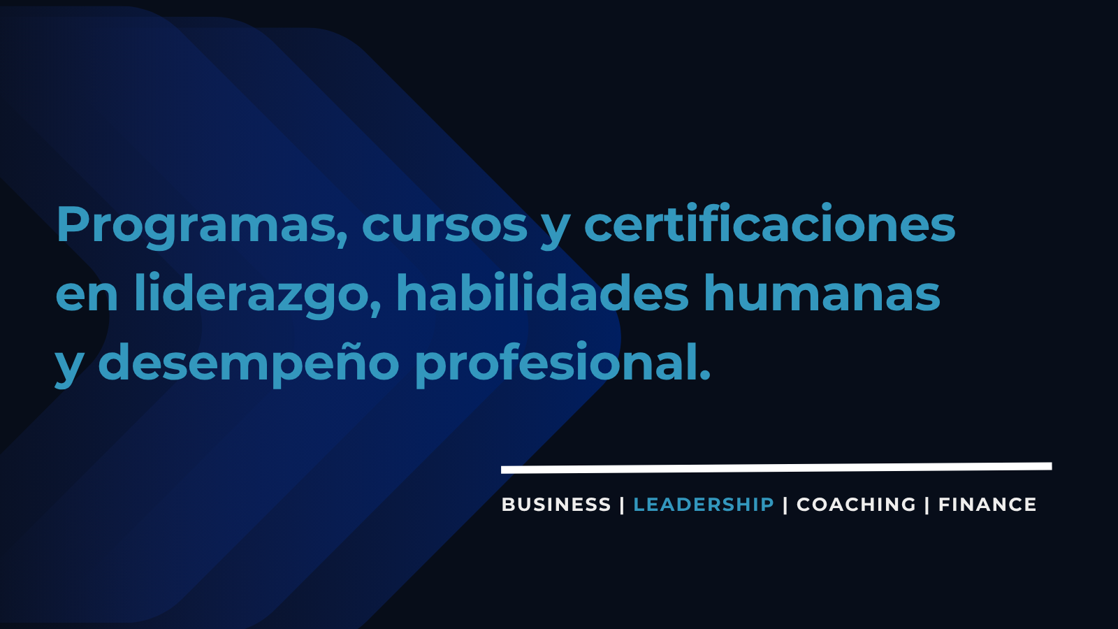 Programas de liderazgo